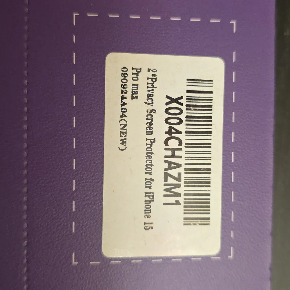 IPhine 15 Pro Max UniqueMe Screen Protector